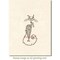 Deep Red Stamps Fancy Cat Rubber Cling Stamp 1.6 x 3.25 inches